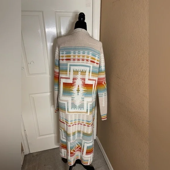 PENDLETON WOMEN'S HARDING PACIFIC DUSTER SWEATER LARGE​ - Picture 6 of 12